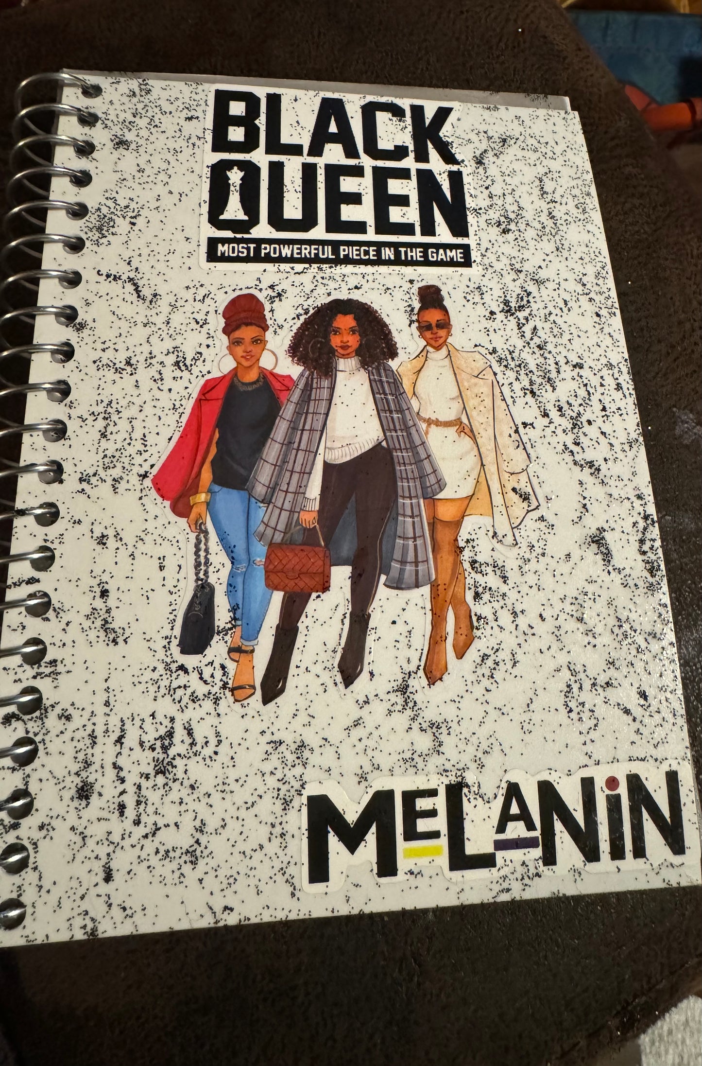 BLACK QUEENS MELANIN NOTEBOOK