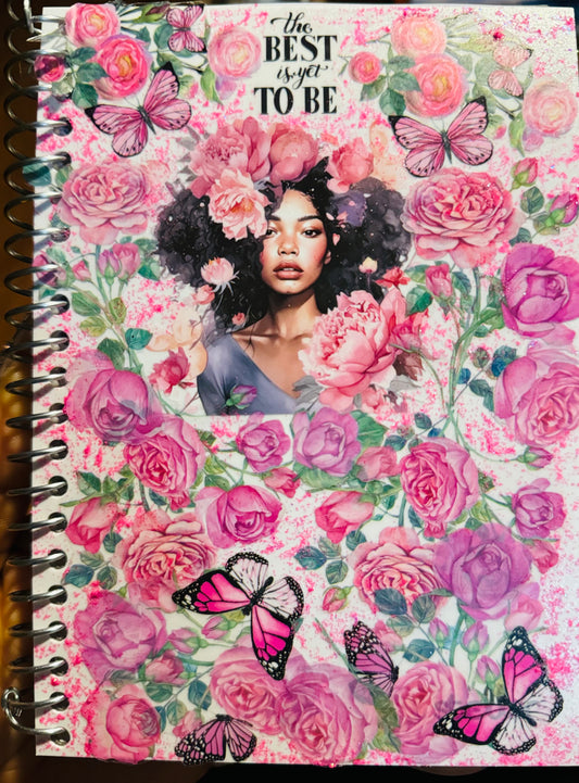 THE BEST IS YET TO BE PINK NOTEBOOK