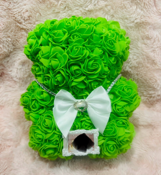 Green Rose Bear