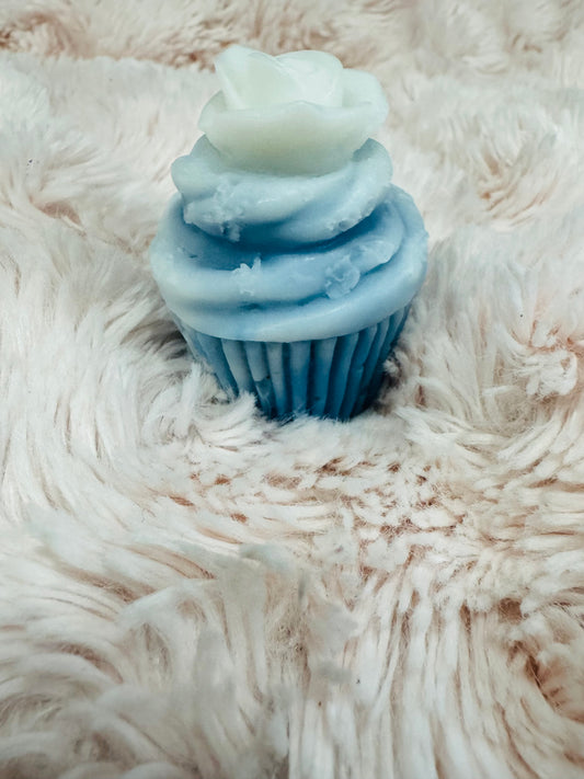 MINI BLUEBERRY CUPCAKE SCENTED BAR SOAP